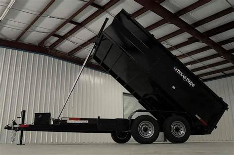 dump trailer vs gooseneck for skid steer|12 inch dump trailer pros and cons.